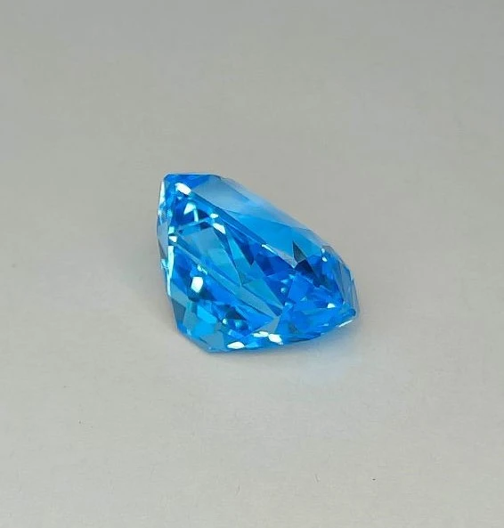 16.01ct Natural Swiss Topaz Modified Cushion Cut  Loose Gemstone — view 3